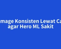 Damage Konsisten Lewat Cara agar Hero ML Sakit