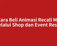 Cara Beli Animasi Recall ML Melalui Shop dan Event Resmi
