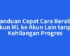 Panduan Cepat Cara Beralih Akun ML ke Akun Lain tanpa Kehilangan Progres