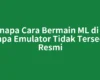 Kenapa Cara Bermain ML di PC tanpa Emulator Tidak Tersedia Resmi