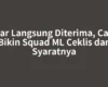 Biar Langsung Diterima, Cara Bikin Squad ML Ceklis dan Syaratnya