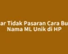 Biar Tidak Pasaran Cara Buat Nama ML Unik di HP